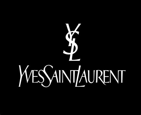 ysl logo vector white|yves saint laurent logo svg.